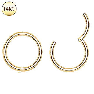 14Kt. Yellow Gold Seamless Clicker Ring