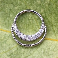 Load image into Gallery viewer, Double Jeweled Seamless Ring-0
