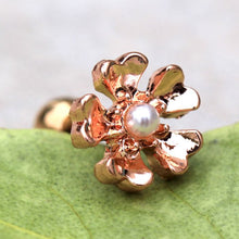 Load image into Gallery viewer, Copper Plated Flower Cartilage Earring
