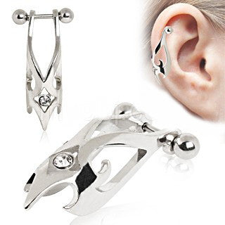 316L Surgical Steel Hawk Cartilage Earring