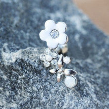 Load image into Gallery viewer, 316L Stainless Steel Art of Brilliance Flower Field Cartilage Earring
