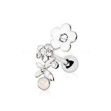 Load image into Gallery viewer, 316L Stainless Steel Art of Brilliance Flower Field Cartilage Earring
