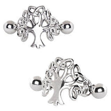 Load image into Gallery viewer, 316L Stainless Steel Tree of Life Cartilage Cuff Earring
