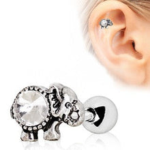 Load image into Gallery viewer, 316L Surgical Steel Elephant Cartilage Earring
