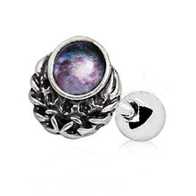 Load image into Gallery viewer, 316L Stainless Steel Galaxy Charm Cartilage Earring
