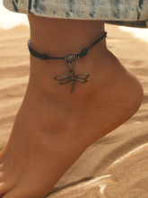 Load image into Gallery viewer, Dragonfly Cham Anklet Ankle Bracelet
