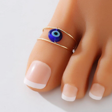 Load image into Gallery viewer, Evil Eye Toe Ring
