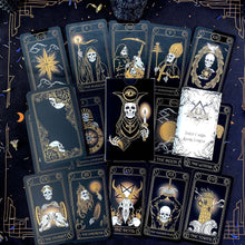 Load image into Gallery viewer, Gold Skull Tarot Deck-3
