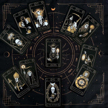 Load image into Gallery viewer, Gold Skull Tarot Deck-0
