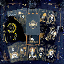 Load image into Gallery viewer, Gold Skull Tarot Deck-5
