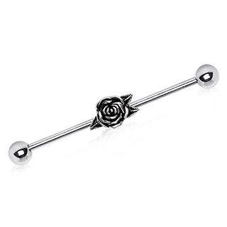 316L Stainless Steel Metal Rose Industrial Barbell