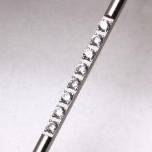 Load image into Gallery viewer, 316L Stainless Steel Multi CZ Industrial Barbell
