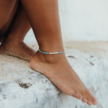 Load image into Gallery viewer, Lahaina Pearl Handmade Anklet - Turquoise
