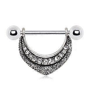 316L Stainless Steel Lavish Lace Nipple Shield