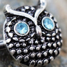 Load image into Gallery viewer, 316L Stainless Steel Blue Eyed Owl Nipple Bar
