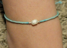 Load image into Gallery viewer, Matira Freshwater Pearl Beaded Anklet

