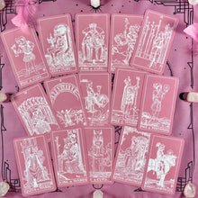 Load image into Gallery viewer, Pink White Tarot Deck-5
