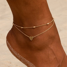 Load image into Gallery viewer, Simple Heart Anklet Ankle Bracelet
