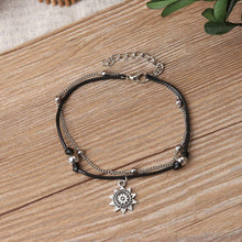 Load image into Gallery viewer, Vintage Boho Multi Layer Sun Anklet Ankle Bracelet
