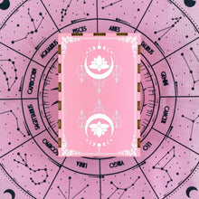 Load image into Gallery viewer, Tarot Wooden Box Pink Lotus-0
