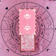 Load image into Gallery viewer, Tarot Wooden Box Pink Lotus-2
