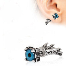 Load image into Gallery viewer, Gothic Dragon Claw Blue Evil Eye Fake Taper
