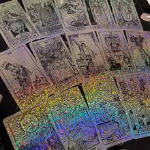 Load image into Gallery viewer, the Rider Waite Holographic Crystal Foil Tarot Deck-9
