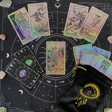 Load image into Gallery viewer, the Rider Waite Holographic Crystal Foil Tarot Deck-5
