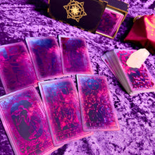 Load image into Gallery viewer, the Rider Waite Purple Neon Foil Tarot Deck-3
