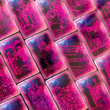 Load image into Gallery viewer, the Rider Waite Purple Neon Foil Tarot Deck-5
