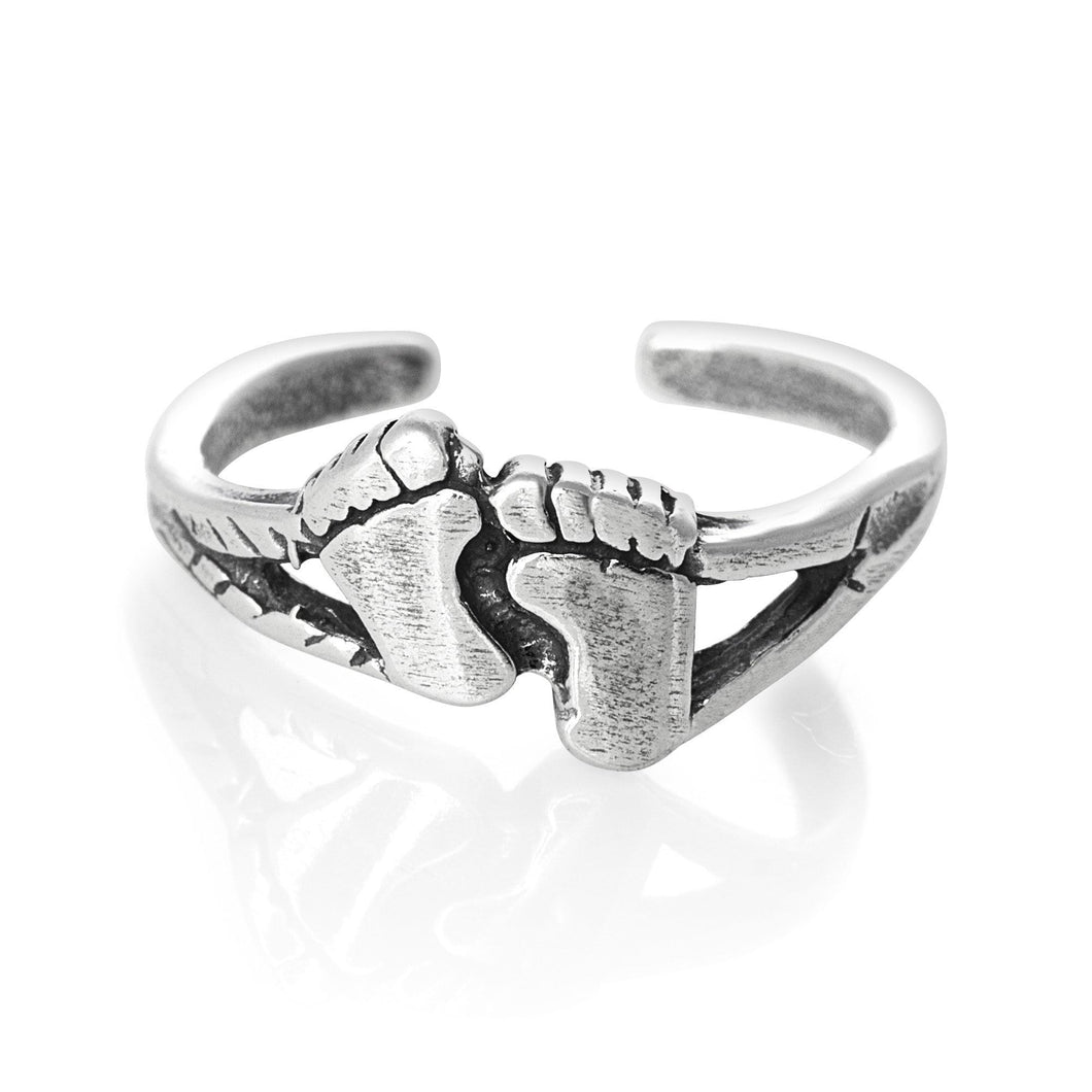 Hang Ten Feet Sterling Silver Toe Ring