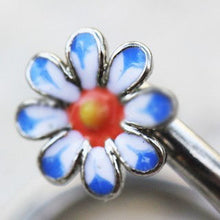 Load image into Gallery viewer, 316L Stainless Steel Daisy Flower Twist Navel Jewelry
