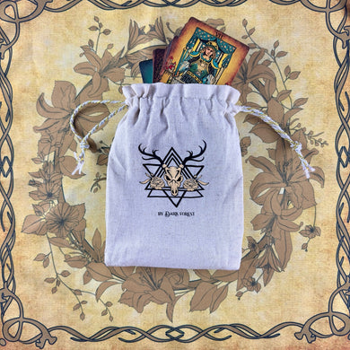 Vintage Bag for Tarot Cards-0