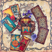 Load image into Gallery viewer, Vintage Tarot Cloth for spread-1
